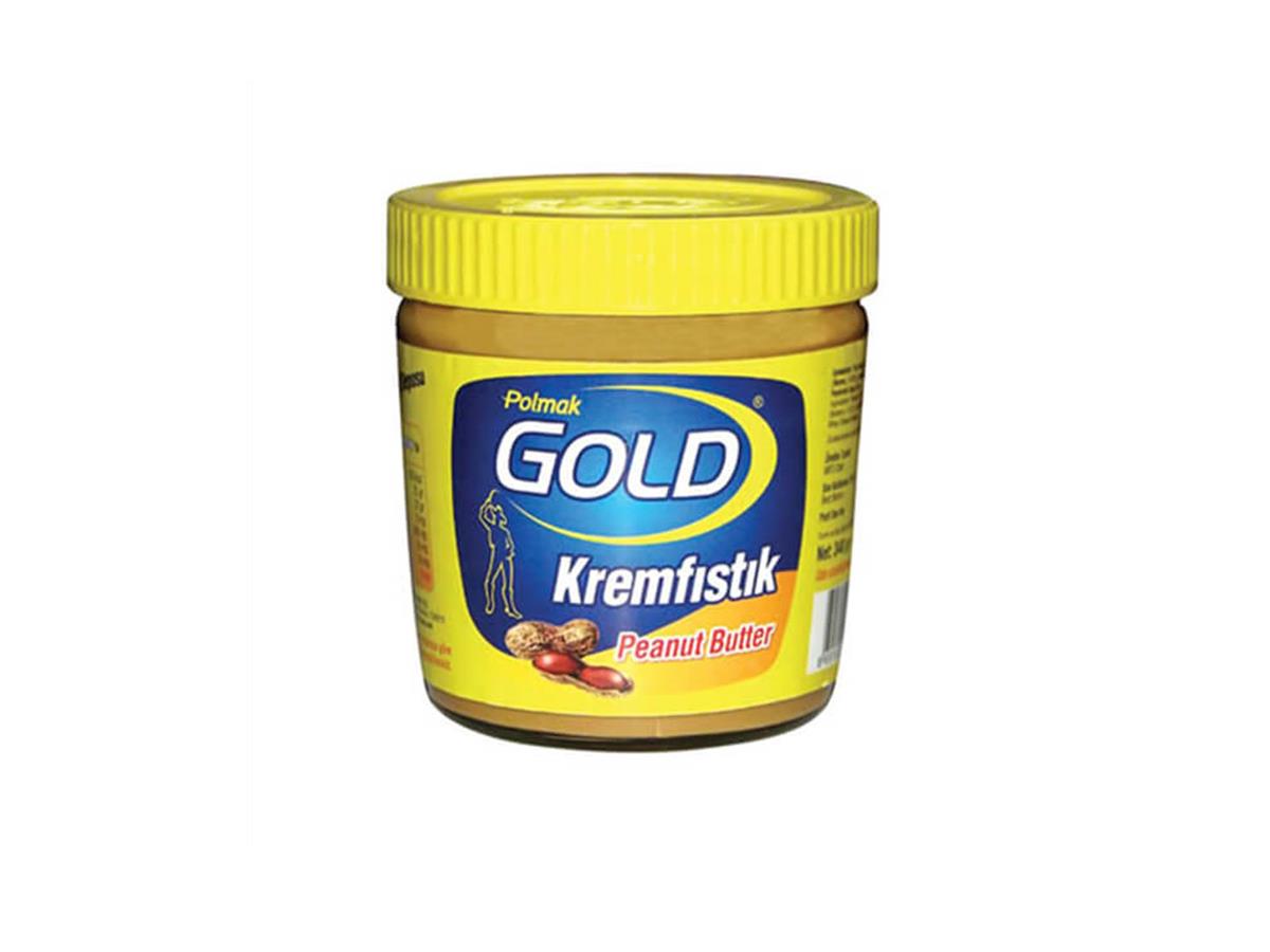 Gold Kremfıstık Şekersiz Yer Fıstığı Ezmesi 340 Gr